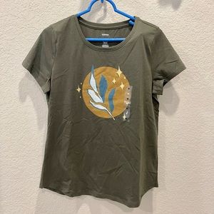 Sonoma NWT Green Patterned Tee, Medium